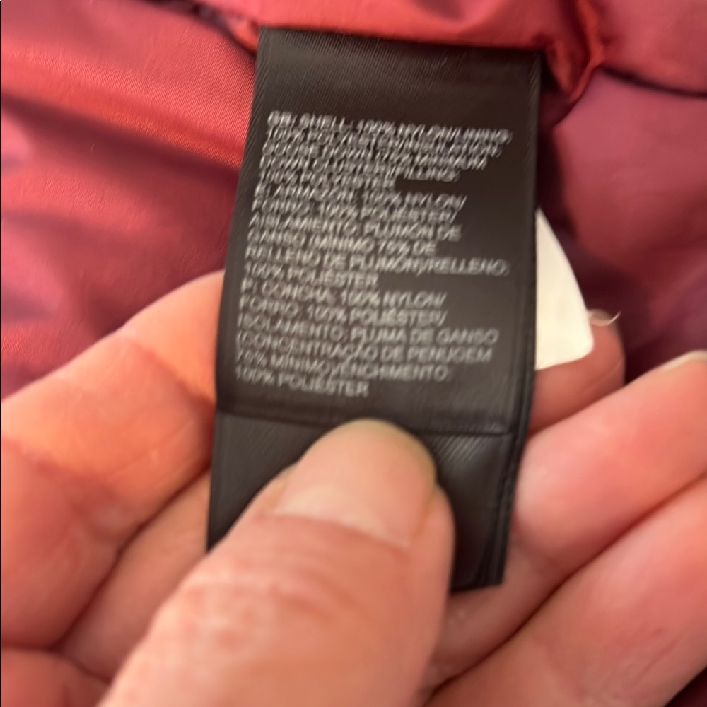 The North Face Maroon Puffer Vest - Picture 9 of 10